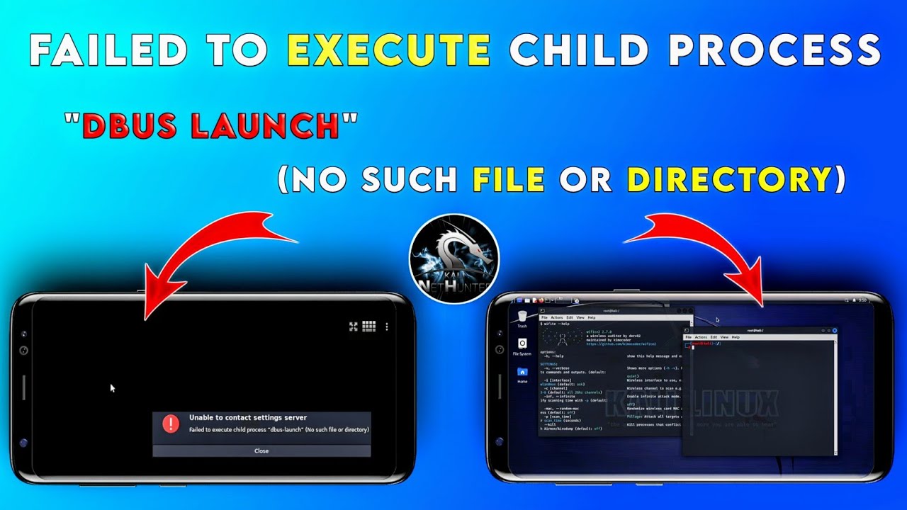 Fix Net Hunter KeX 'dbus launch' Error 🔧