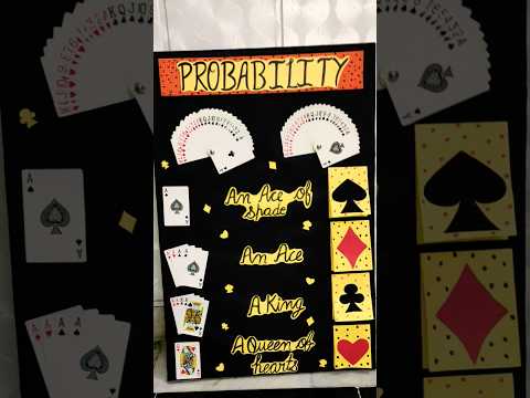 Maths working model | Working model on Probability | Probability project #shorts