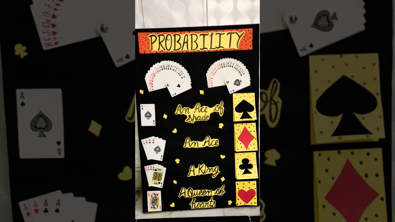 Engaging Probability Working Model for Class 10 | Easy Math Project 📊