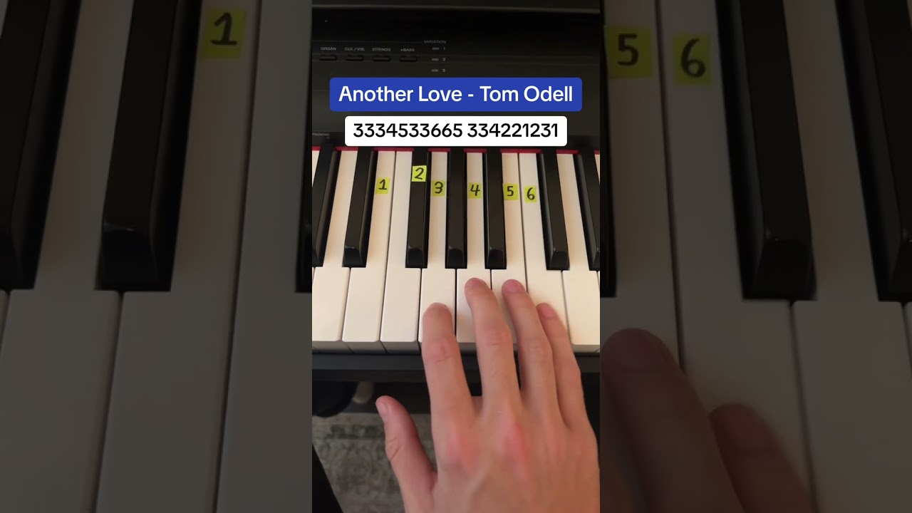 Tom Odell's 'Another Love' Piano Tutorial 🎹