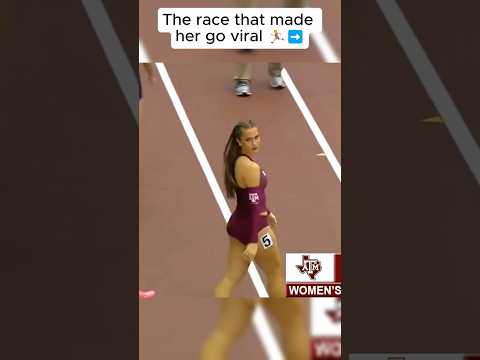 The race that made her go viral 🏃♀️➡️. #shorts #trackandfield #athlete #athletics