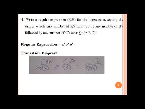 Automata Theory and Formal Language / Theory of Computation Assignment