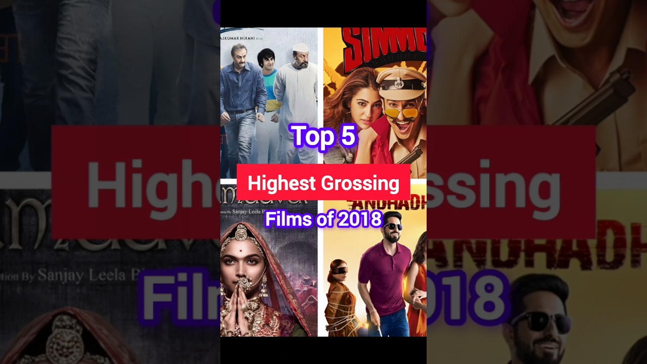 Top 5 Highest Grossing Indian Films of 2018 🎬