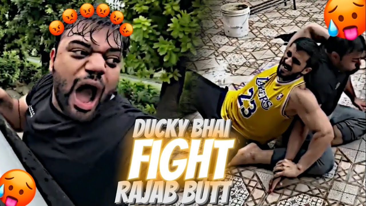 Ducky Bhai vs Rajab Butt Fight 🔥