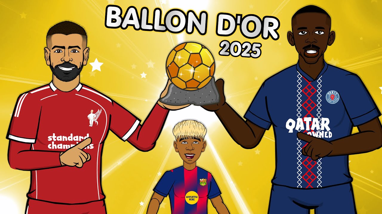 Epic Ballon d'Or Rap Battle 2025: Dembele 🔥 vs Yamal vs Salah!