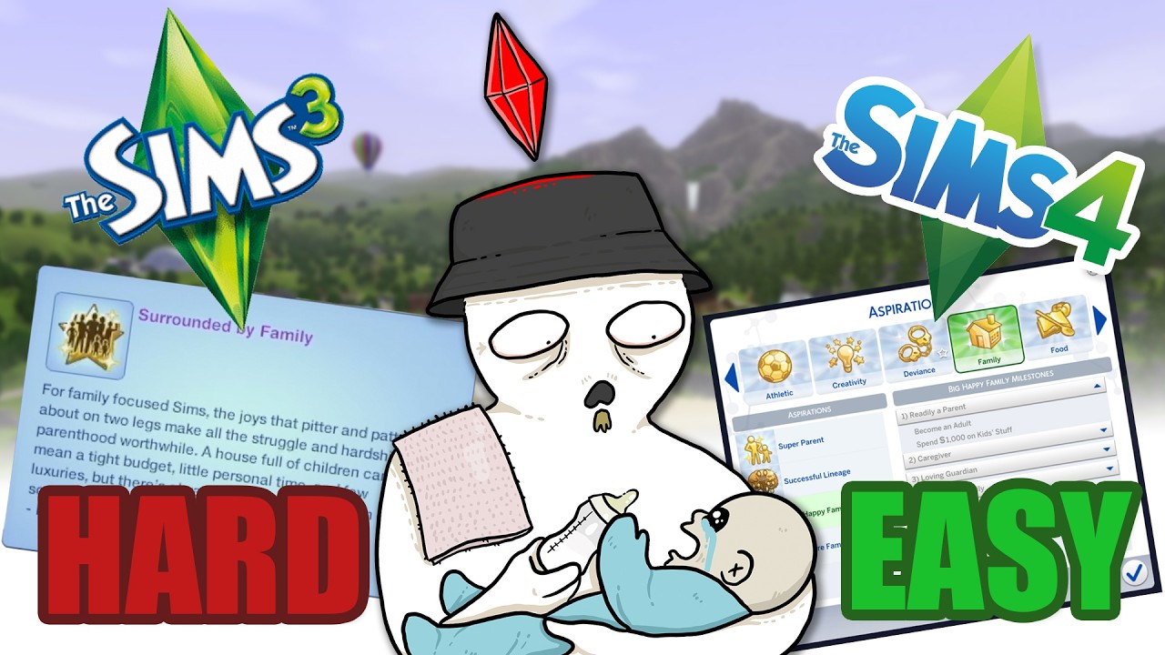 Are The Sims 3 Families Better than The Sims 4?