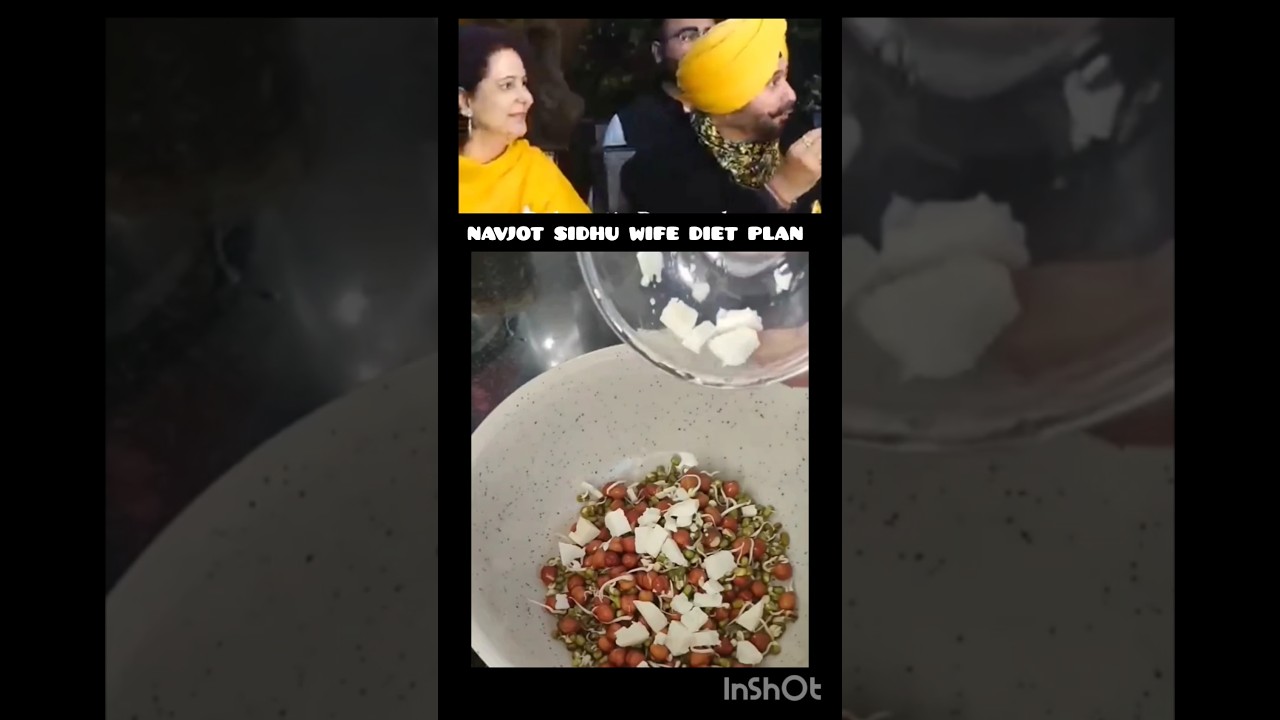Navjot Singh Sidhu Reveals Wife's Diet Plan 🥗