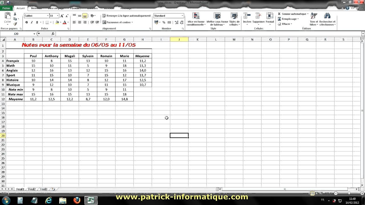 Excel 2010 : Créer & Personnaliser un Graphique 📊