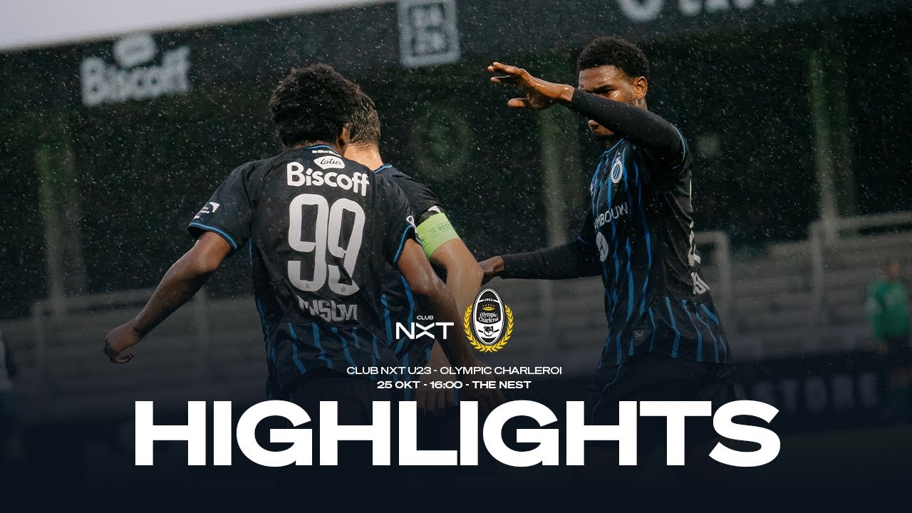 CLUB NXT U23 vs Olympic Charleroi Highlights 2025/26 ⚽
