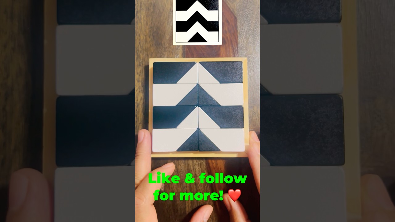 Challenging Wooden Hiding Blocks Puzzle 🧩 #BrainGames #Brainteasers
