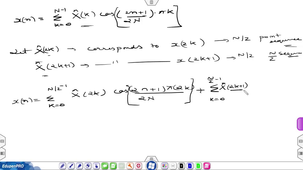 lec 60 Fast Inverse Discrete Cosine Transform (IDCT) - Lecture 60 📊