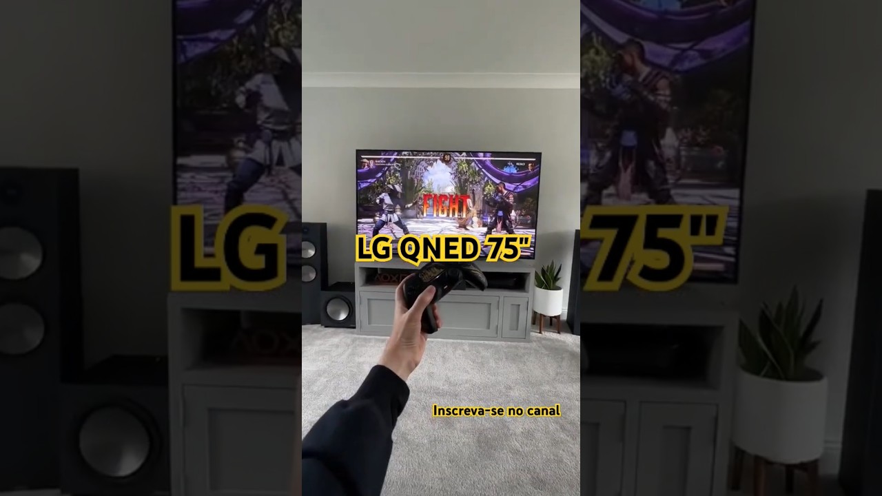 LG QNED 75" - Grande e Imersiva! 📺