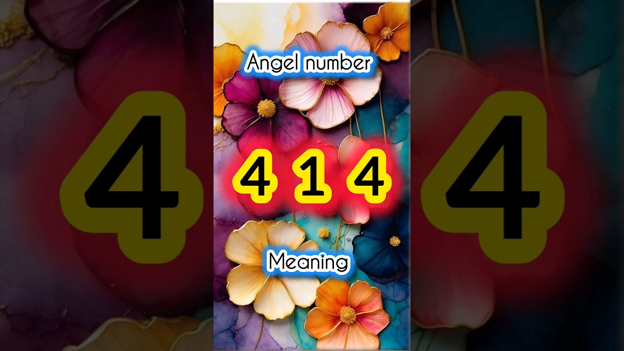Angel Number 414 Meaning ✨