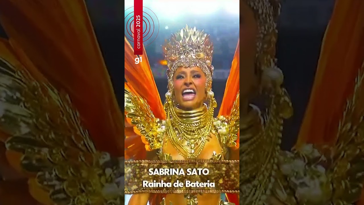 Sabrina Sato como Rainha da Bateria da Gaviões da Fiel 🎉