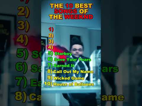 🎵 The 10 Best Songs Of The Weeknd 🎵