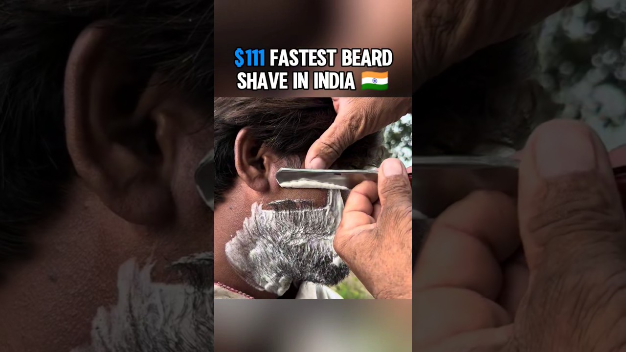 Fastest Beard Shave in India 🇮🇳