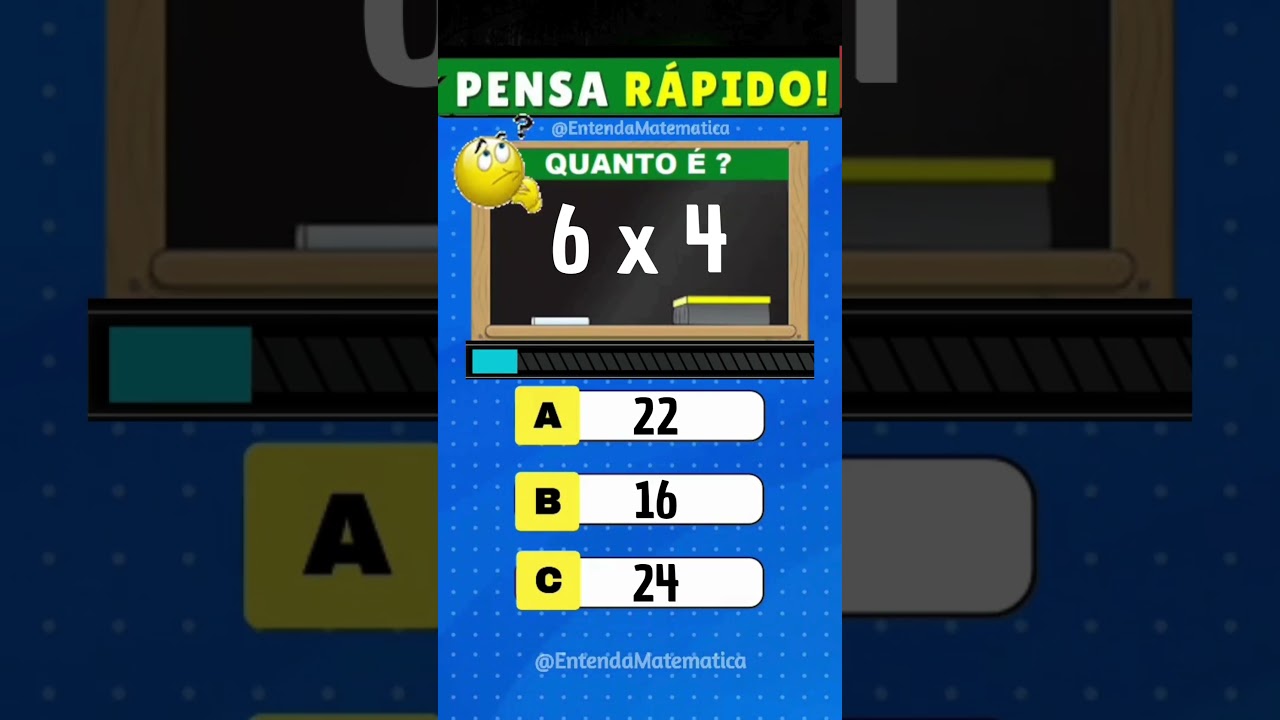 Quiz de Matemática Interativo