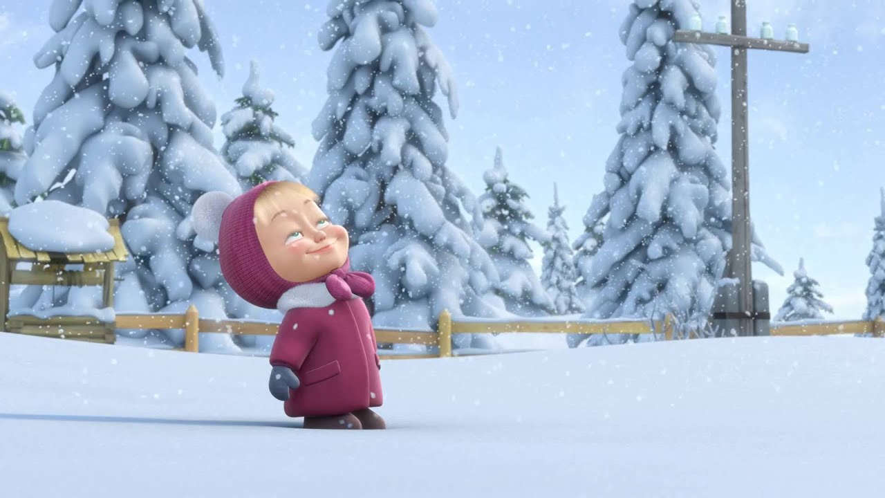 Маша и Медведь: Следы загадочных зверей (4 серия) | Смотреть на английском 🐻