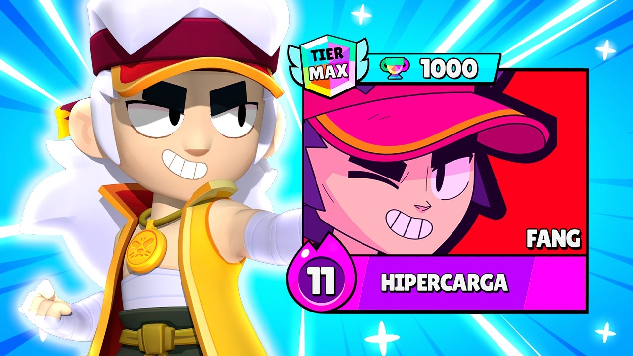 1000 Troféus com Fang em Brawl Stars🔥