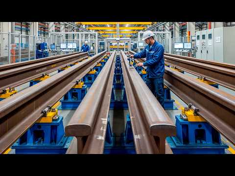 Comment c'est fait : Les Rails de Train, une Industrie à 60 Millions de Tonnes