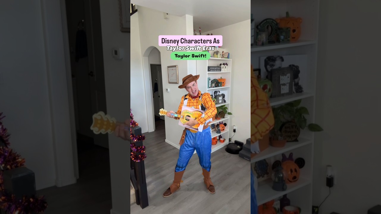 Disney Characters Representing Taylor Swift Eras