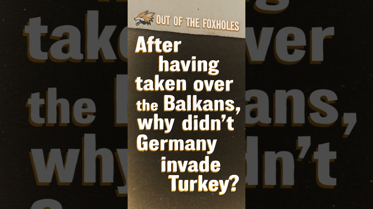 Why Germany Didn't Invade Turkey π©πͺ