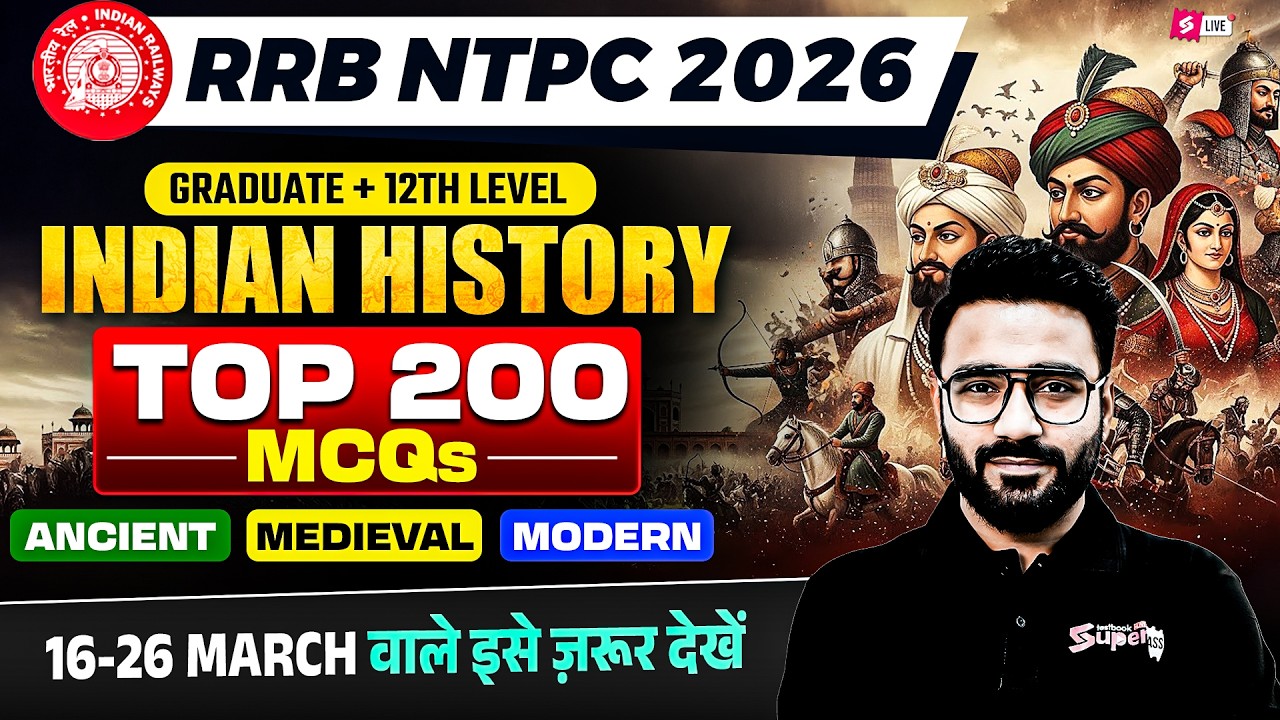 RRB NTPC 2026 GK Practice & Expected Questions 📝