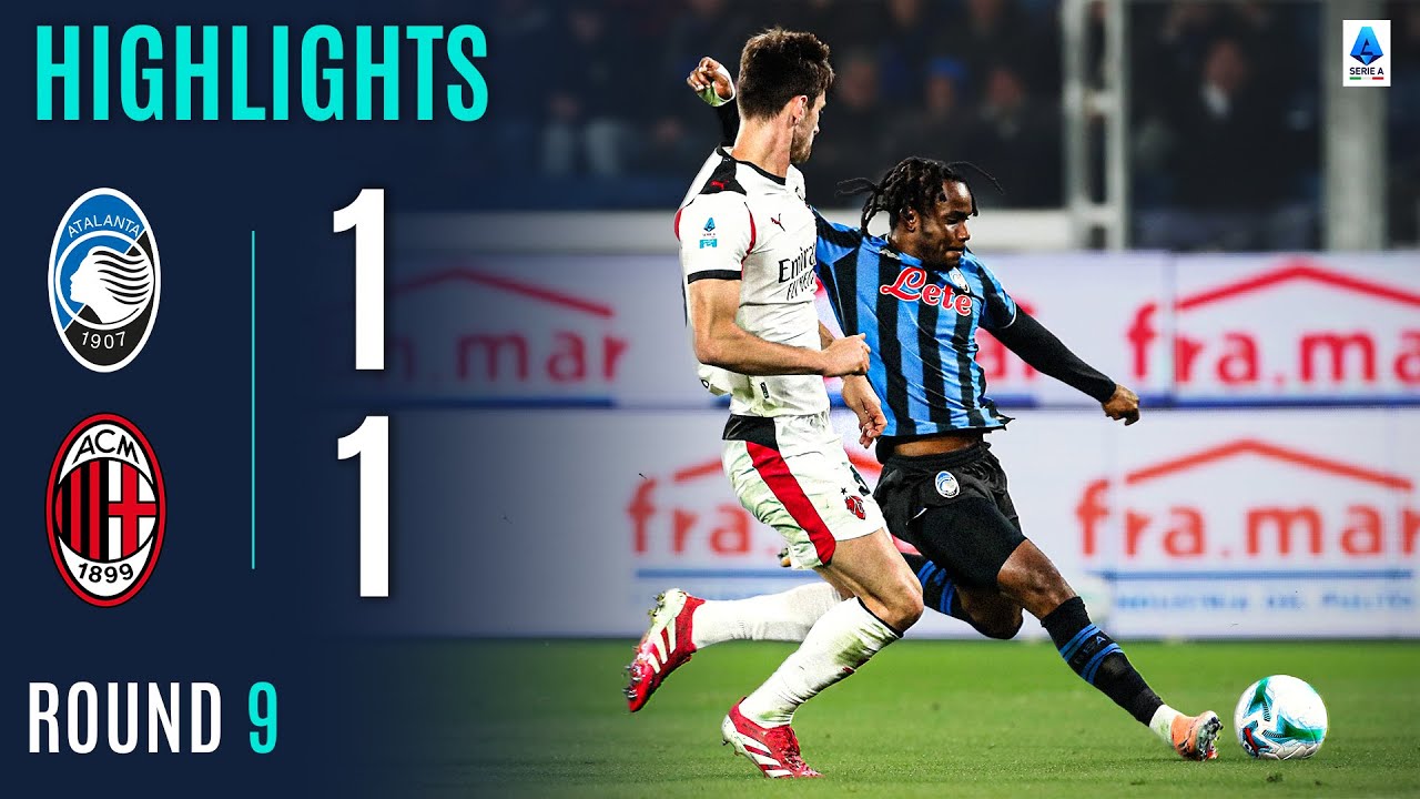 Atalanta vs Milan 1-1: Lookman Nets First Goal of the Season in Serie A Thriller ⚽