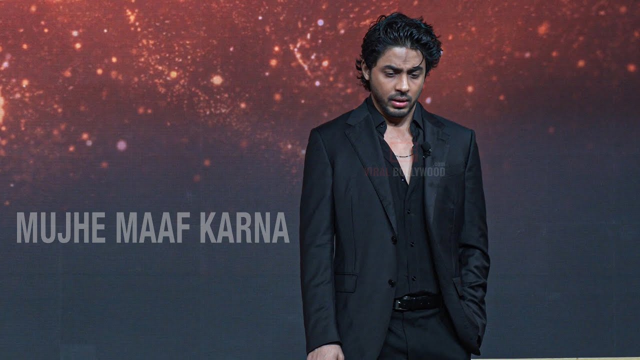 Aryan Khan's Emotional Speech at Bollywood Preview 🎤