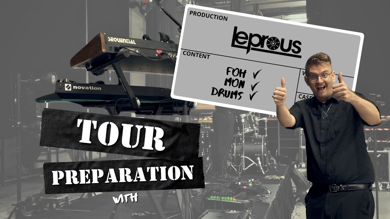 Pre-Production Day with Leprous in Paris 🎶