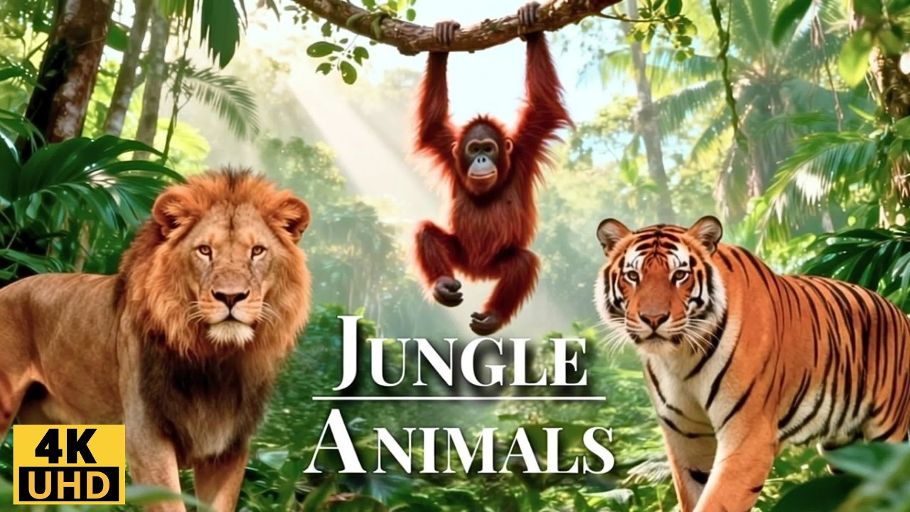 Jungle Animals in 4K – Wildlife Discovery 🐾