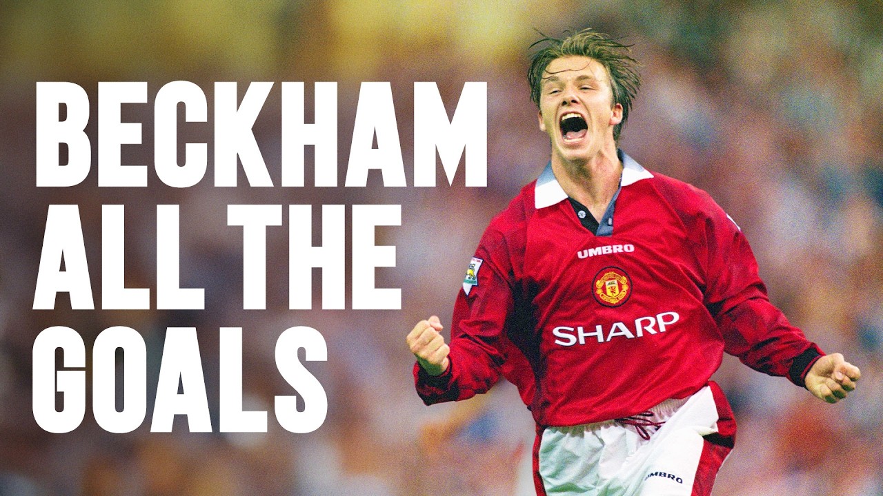 David Beckham's Top Goals for Manchester United ⚽