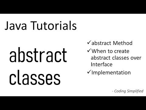 Java Tutorials: abstract classes | abstract Method | Implementation