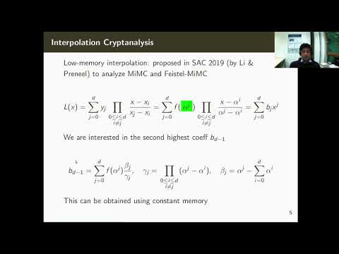 24. Interpolation Cryptanalysis of UFNs with Low Degree Round Functions