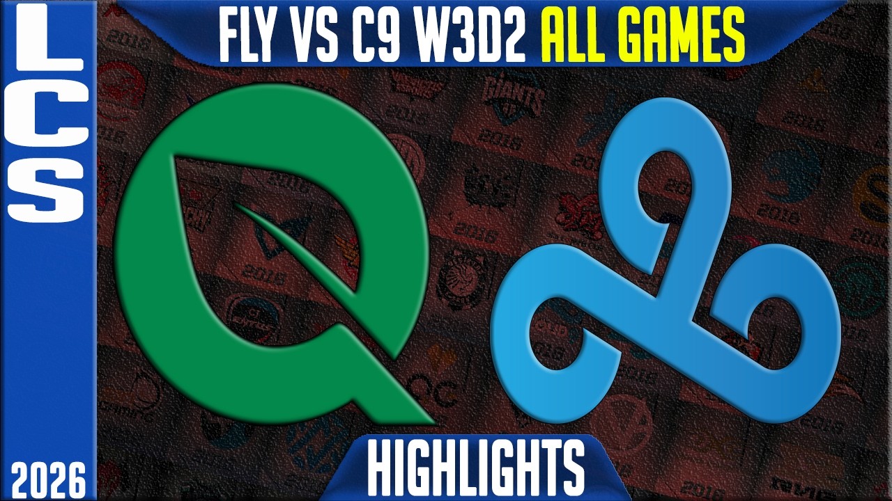 FlyQuest vs C9 Highlights | LCS Week 3 Day 2 2026