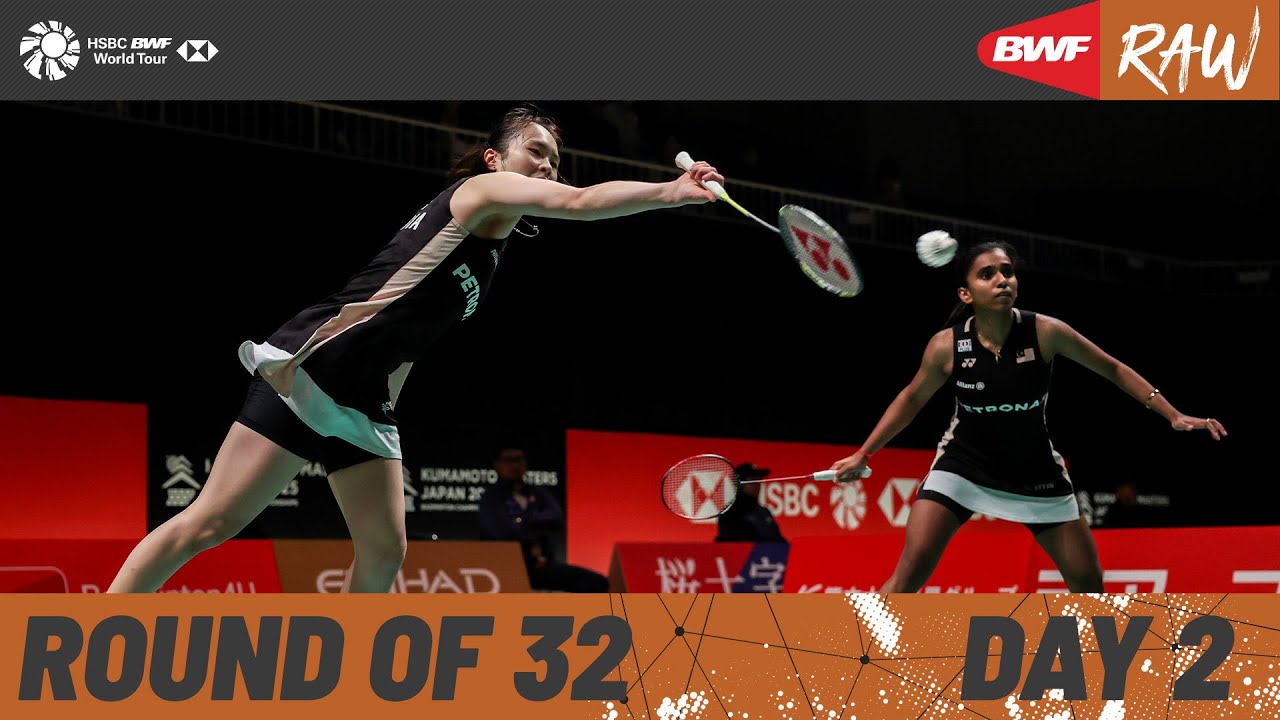 Kumamoto Masters Japan 2025: Round of 32 on Day 2 🏸