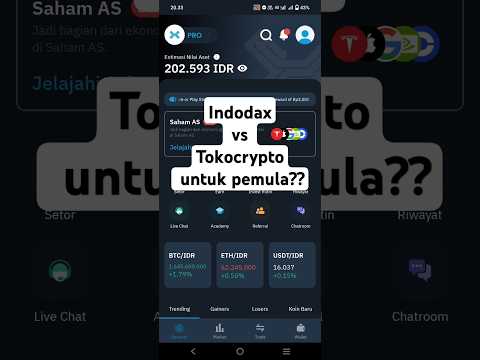 Indodax atau Tokocrypto untuk pemula? #bitcoin