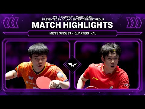 Lin Yun-Ju vs Wang Chuqin | MS QF | #WTTMacao 2025