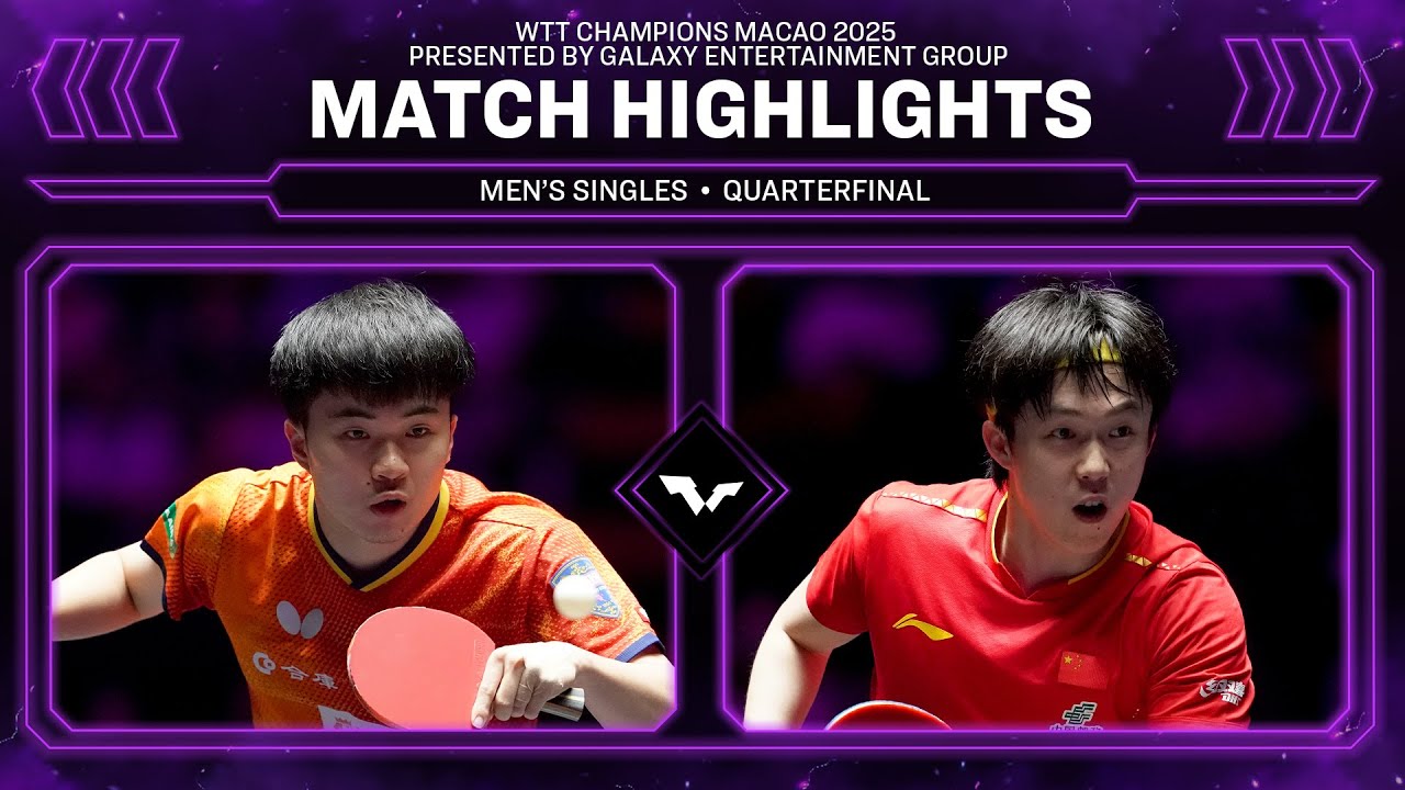 Exciting Quarterfinal Showdown: Lin Yun-Ju vs Wang Chuqin at WTT Macao 2025 🏓