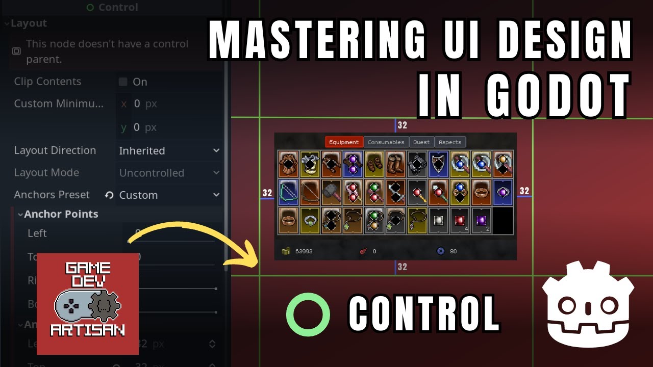 Master Godot UI Control Nodes for Game Development