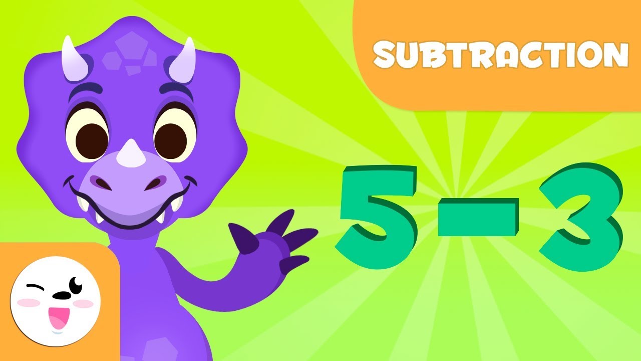 Subtractions for Kids - Learn to Subtract with Dinosaurs