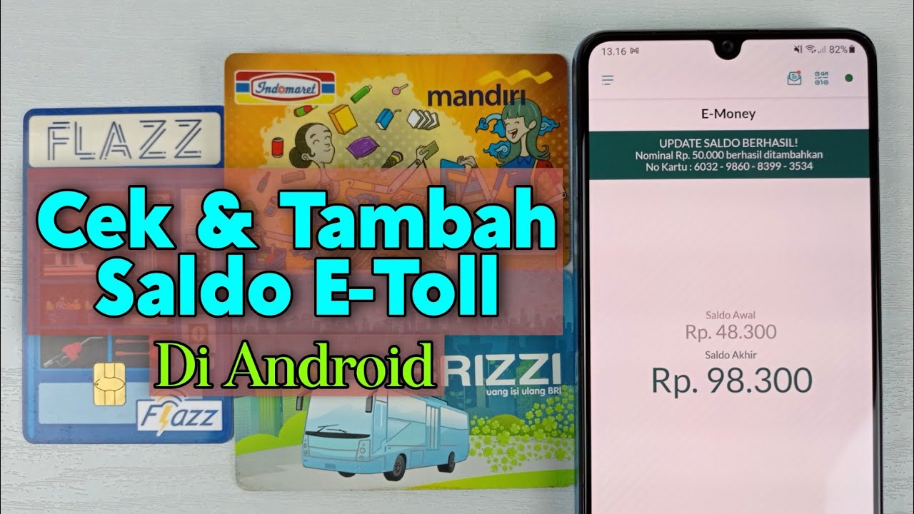 Cara Top Up & Cek Saldo E-Toll di Android π±