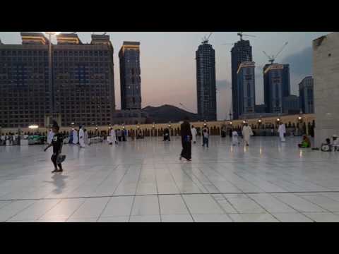 أذان المغرب من الحرم المكي الخميس 21_4_1438 | المؤذن هاشم السقاف