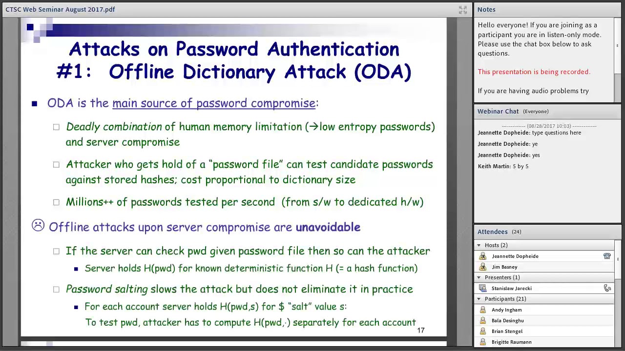 CCoE Webinar Series: Enhance Security with Better Password Authentication π