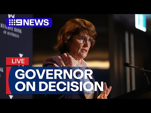 #LIVE: RBA Governor Michelle Bullock addresses the media after interest rate hold