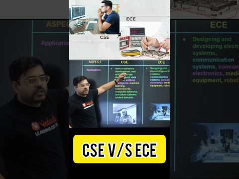 CSE vs ECE ? 🤯 🤯  Which Branch to choose🤔🤔 #shorts #jee2023 #jossa2023 #jee #jeeadvanced #btech #iit