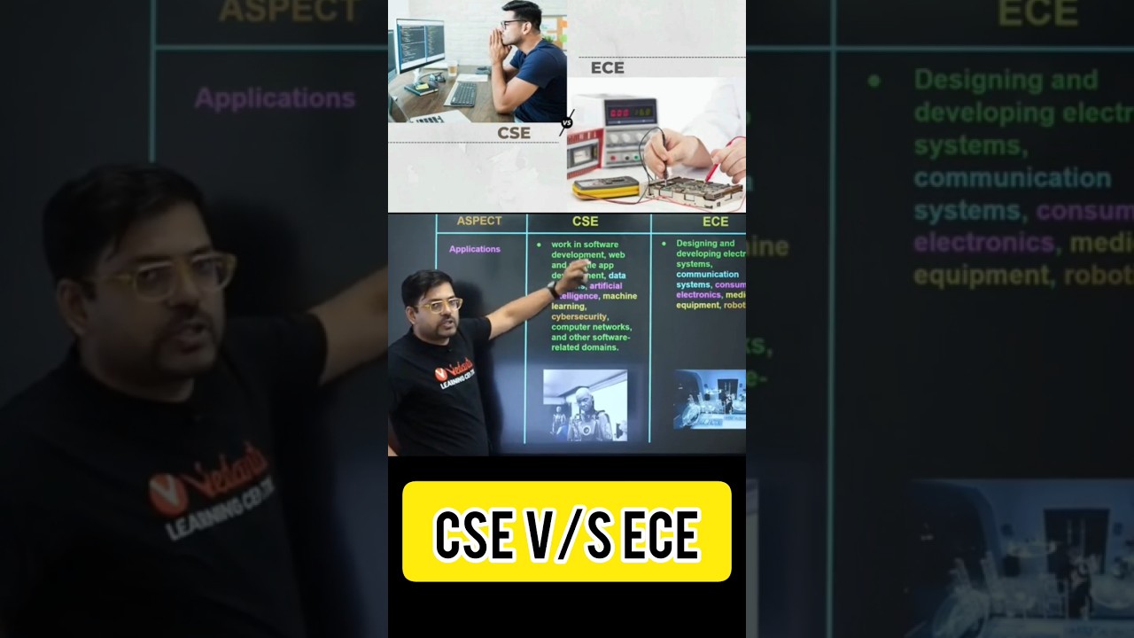 CSE vs ECE ? 🤯 🤯 Which Branch to choose🤔🤔 #shorts #jee2023 #jossa2023 #jee #jeeadvanced #btech #iit