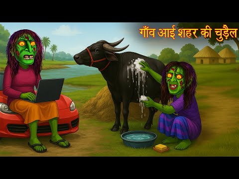 गाँव आई शहर की चुड़ैल | City Witch In Village | Chudail Ki Kahaniya | Bhootiya | Horror Stories Hindi