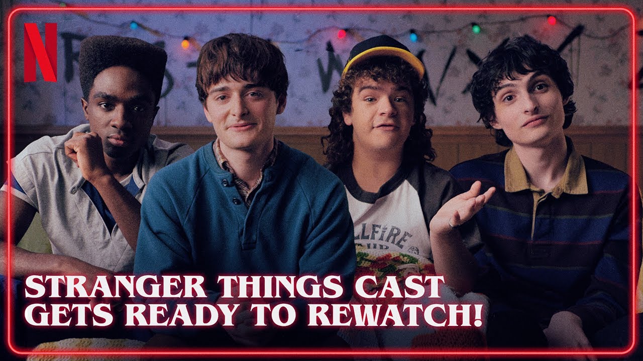 Stranger Things Cast Invites You to Rewatch Seasons 1–4 🎬
