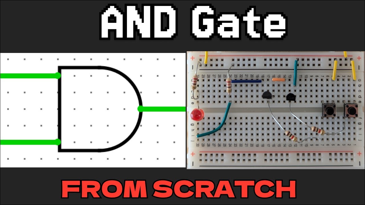 Build an AND Gate from Scratch with Transistors